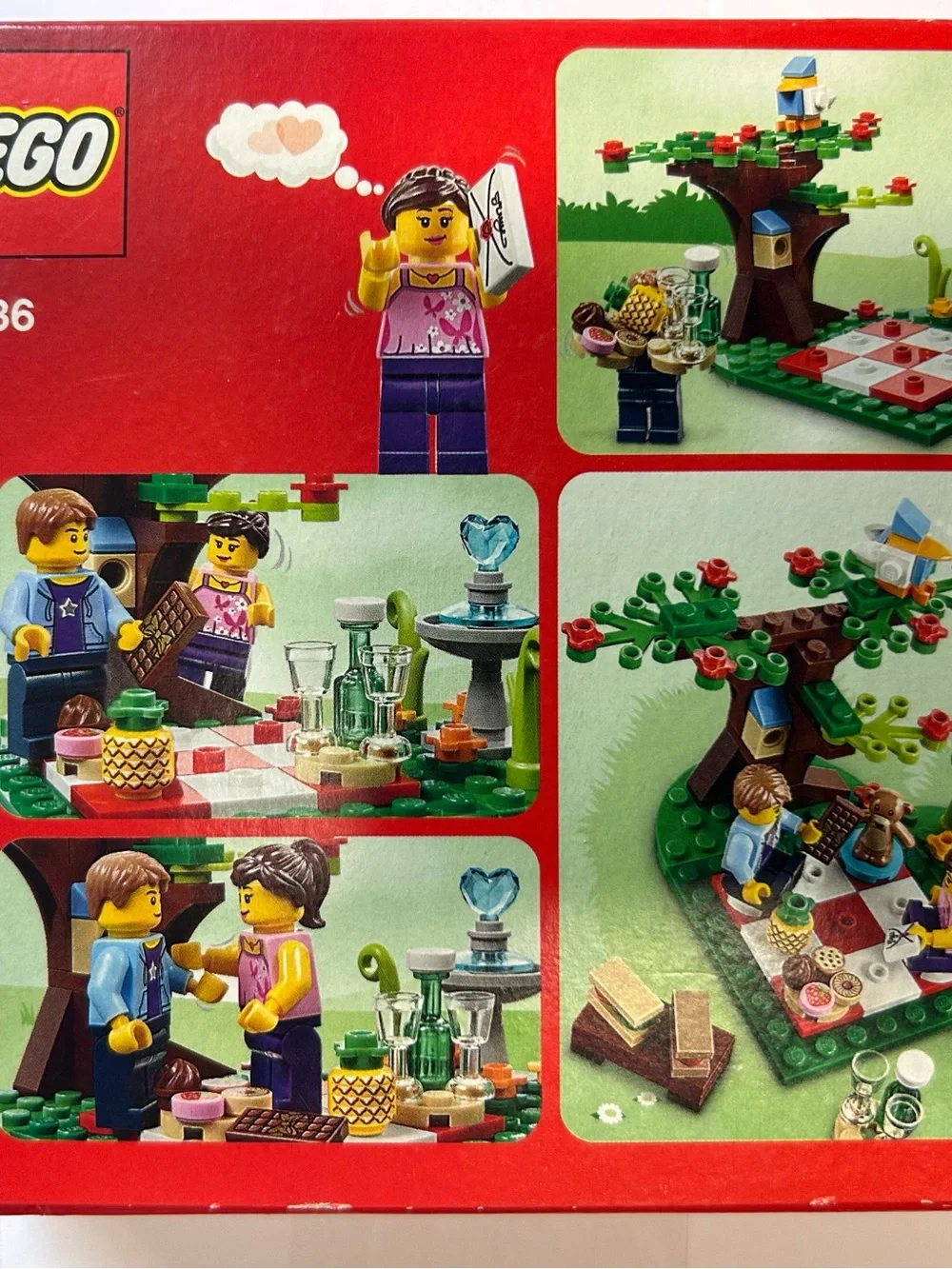 This is a sealed LEGO Seasonal Romantic Valentine Picnic set, numbered 40236